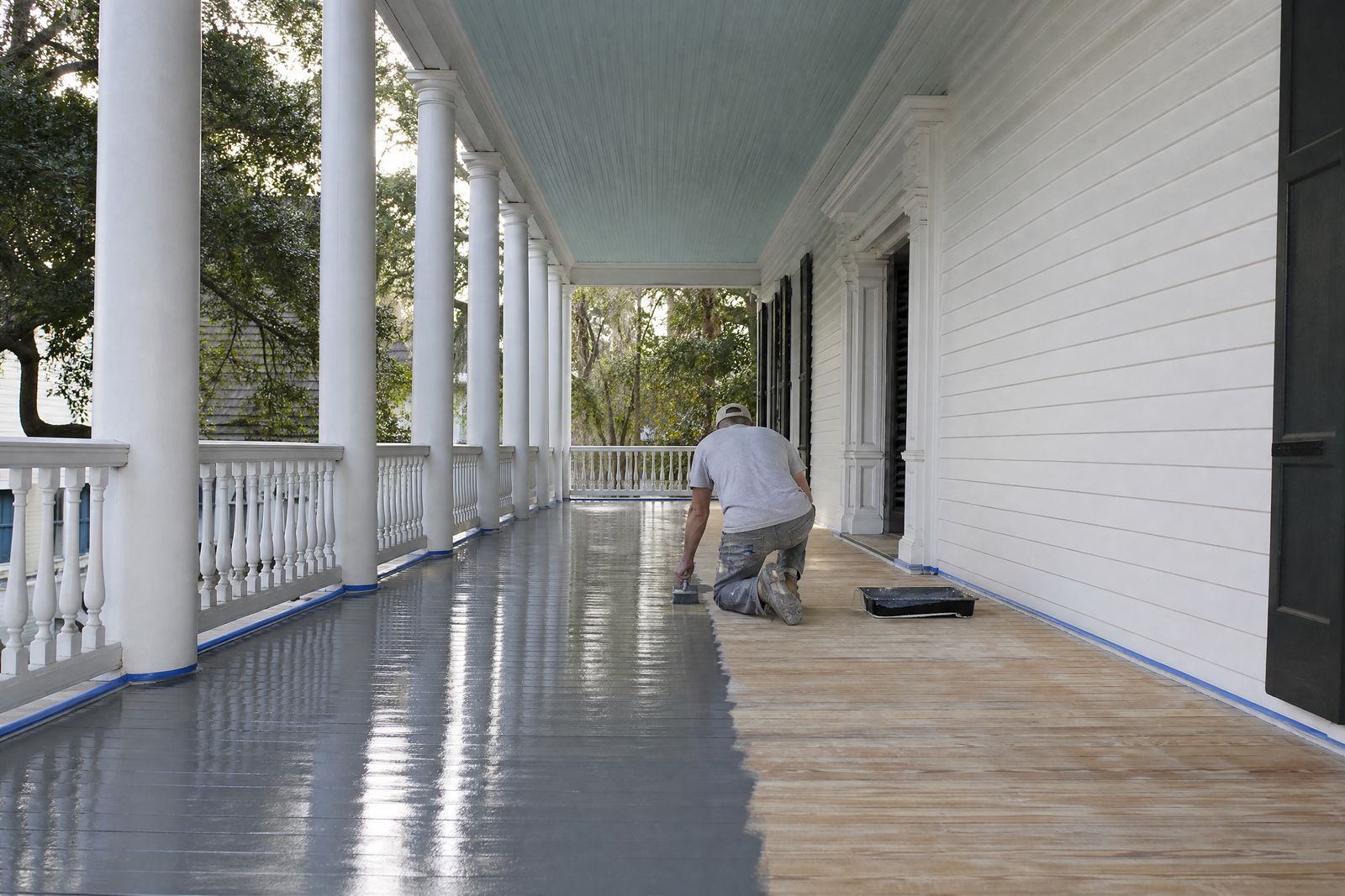 Deck restoration in Downtown Charleston, SC